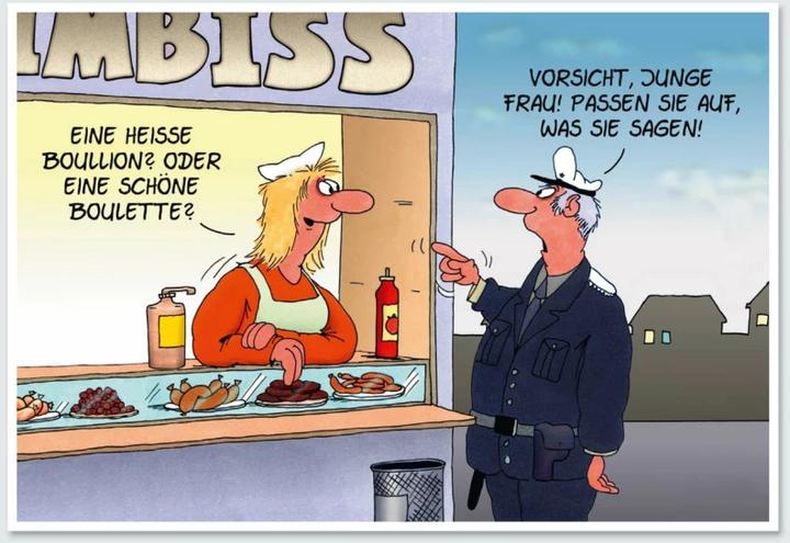 Actual product image Uli Stein Cartoon-Geschenke: Aufmachen, Polizei! (German, Uli Stone, 2022)