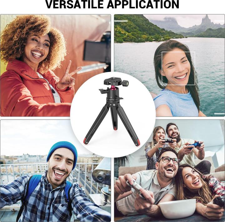 Produktbild SmallRig Tabletop Mini Tripod mit Panoramic Ball Head (Metall)