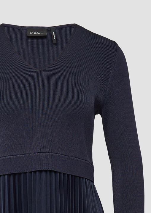 Produktbild S.Oliver Kleid Midikleid mit plissiertem Rock (40)