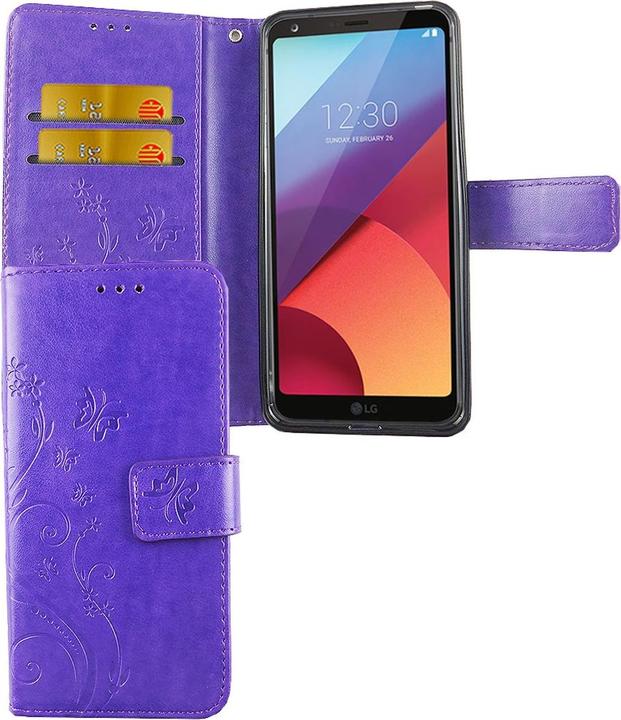 Produktbild König Design Hülle Handy Schutz für LG G6 Case Cover Tasche Wallet Etui Handyhülle Bumper Neu (LG G6)