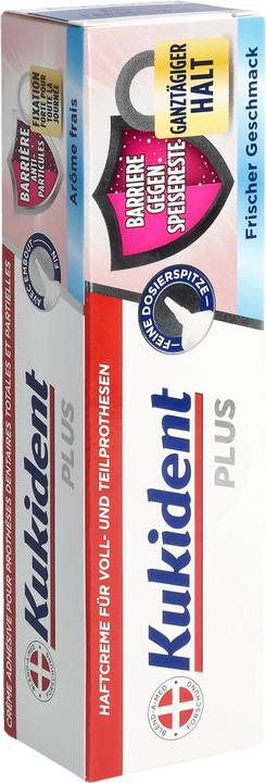 Produktbild Kukident Plus Barriere gegen Speisereste-Frischer Geschmack 40G Haftcreme