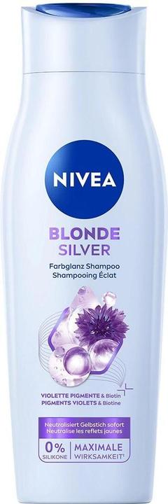 NIVEA Blond Silver Shampoo Fl 250 ml (250 ml, Shampoing liquide, Shampoing pour cheveux gris)