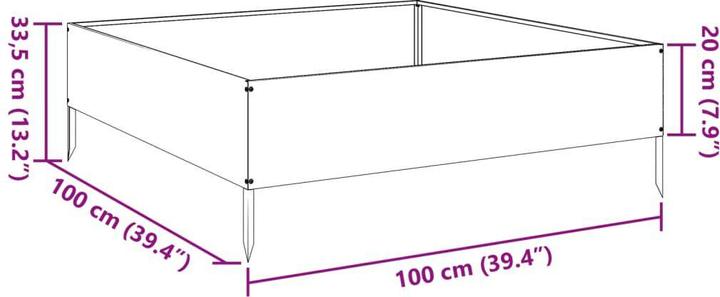 Produktbild vidaXL Hochbeet