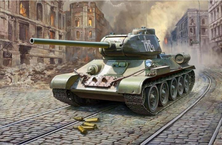 Immagine prodotto Carro armato medio sovietico T-34/85 in scala 1:35