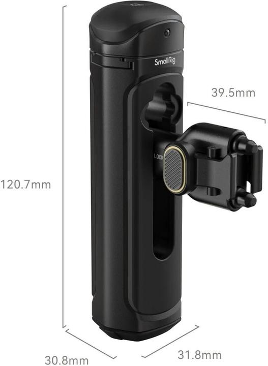 Image du produit SmallRig Rotatable Wireless Control & Quick Release Side Handle 4402B (Cage, Poignée)