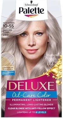 Actual product image Palette Deluxe Oil-Care farba do włosów trwale koloryzująca z mikroolejkami 240 Chłodny Blond (10-55 Cool Blonde)