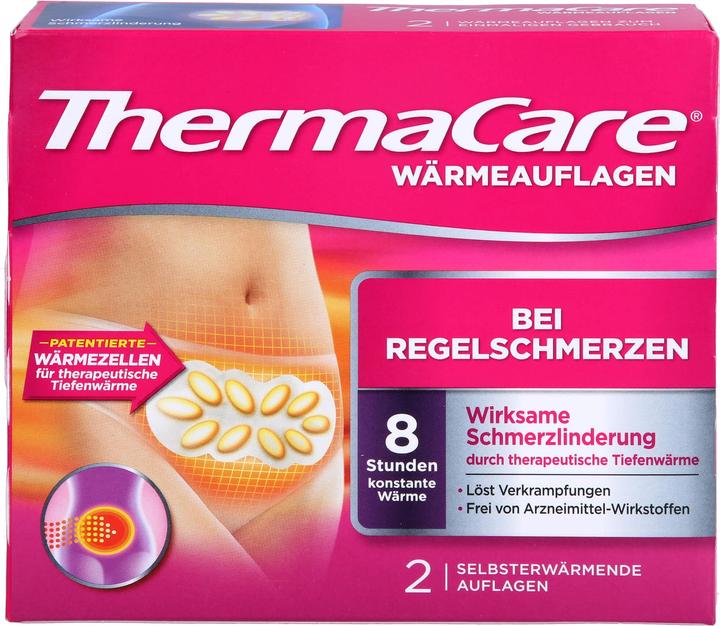 Produktbild Thermacare Wärmeauflagen bei Regelschmerzen, 2 St. Pflaster (2 x)