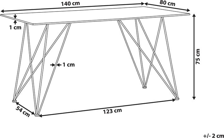 Actual product image Beliani Kenton (140 x 80 cm)