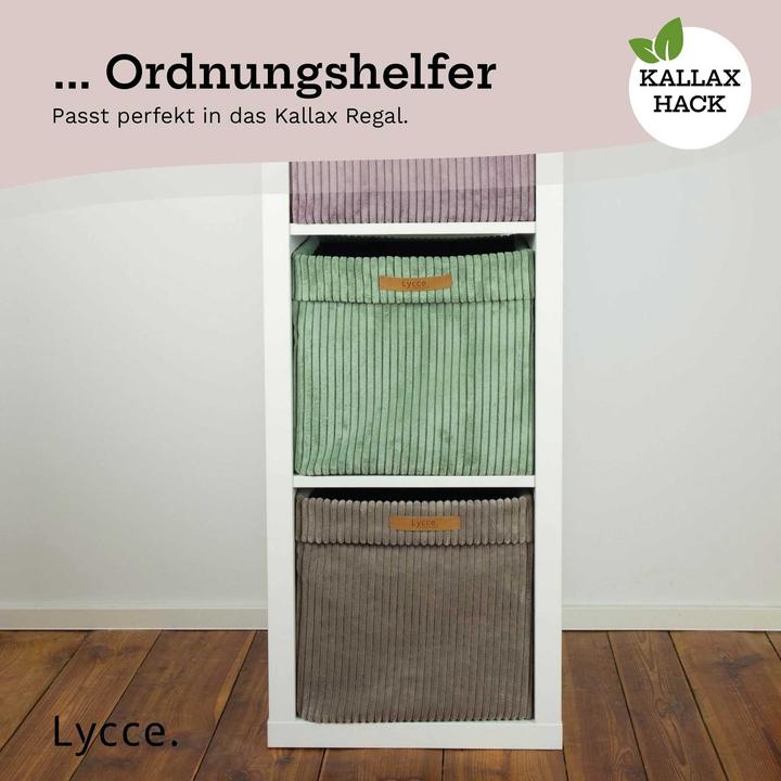 Actual product image Lycce Aufbewahrungskorb Casual Faltbare Aufbewahrungsbox Cord 1P (1 x, 33 x 33 x 31 cm)