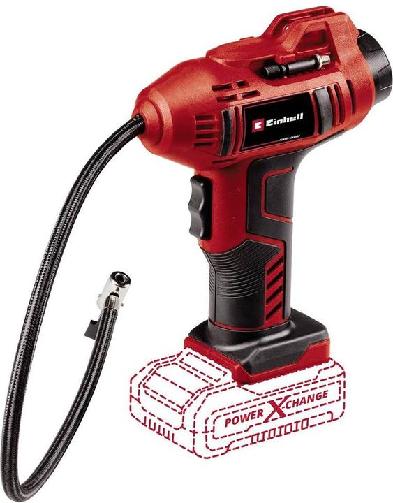 Image du produit Einhell 4326556 Compresseur à batterie CE-CC 18 Li (2,5 Ah) Power X-Change 11 bar Incl. 1 batterie, écran (11 bar, 0 l)