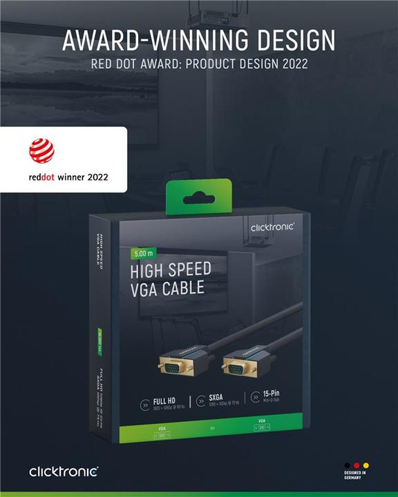Image du produit clicktronic VGA — VGA (5 m)