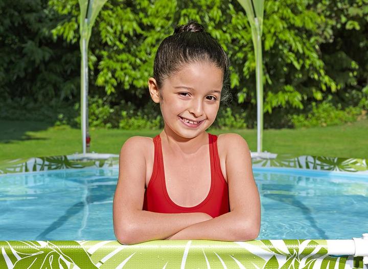 Actual product image Bestway Steel Pro Pool with UV sun protection