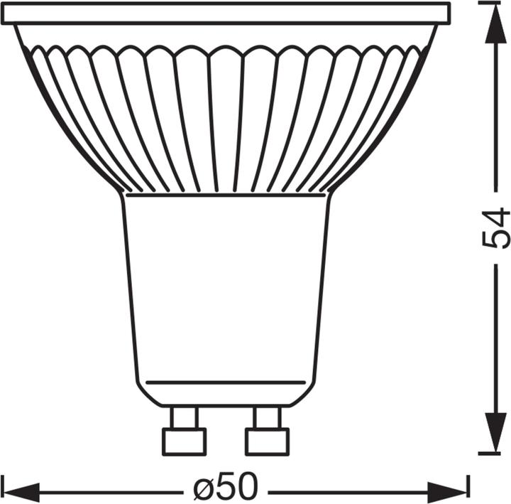 Actual product image Ledvance SMART+ MATTER SPOT GU10 MULTICOLOR 4.9W 827...865 Multicolour GU10 (GU10, 4.90 W, 350 lm, 1 x, F)