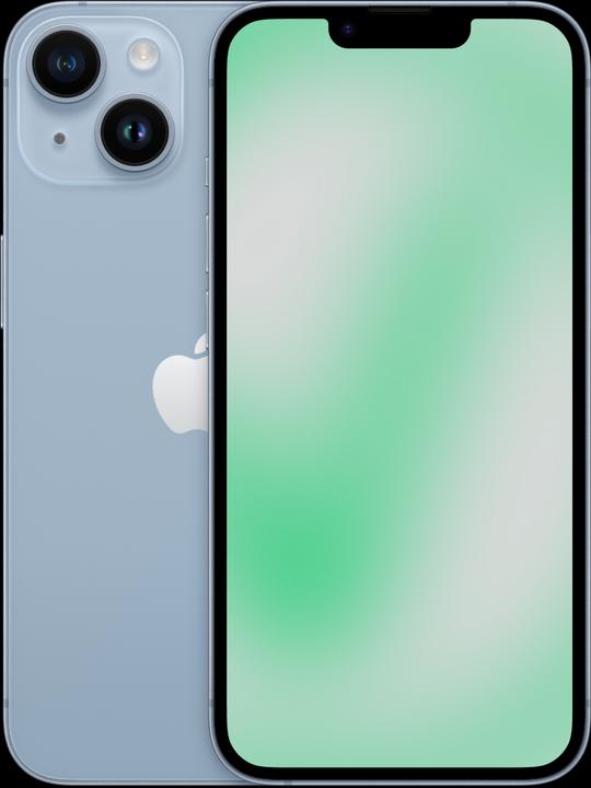 Immagine prodotto Revendo iPhone 14 (256 GB, Azzurro, 6.10", 12 Mpx, SIM + eSIM, C / Buono)