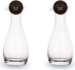 Sagaform Oil and vinegar bottles with cork stopper, 35 cl, D7.5 H 19. (350 ml)