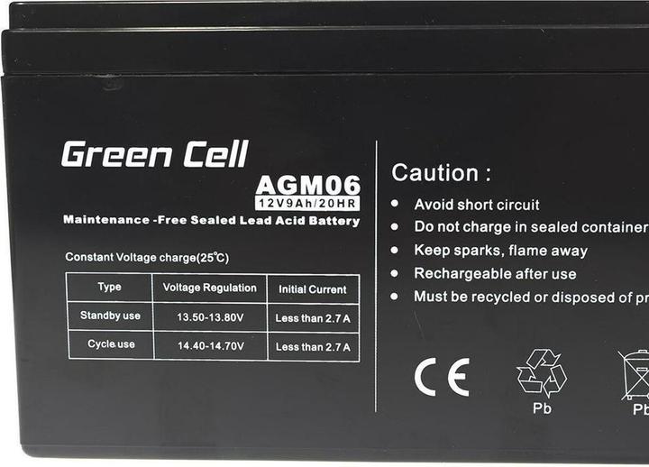 Immagine prodotto GreenCell AGM06 (12 V, 9 Ah)