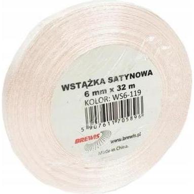 Brewis, Confezione regalo, Champagnerfarbenes Satinband 6 mm x 32 m