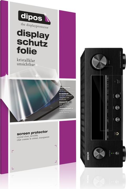 Actual product image Dipos Screen Protector Crystalclear for Denon DRA-800H