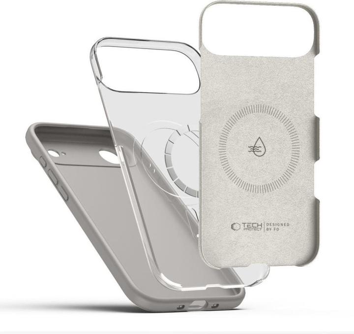 Produktbild Tech-Protect Silicone MagSafe Case für iPhone 17 Air - Grau (Apple iPhone 17 Pro)