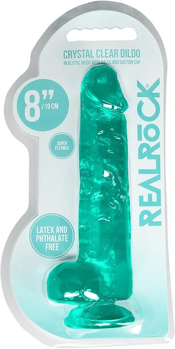 Actual product image RealRock 8" / 19 cm Realistic Dildo with Balls