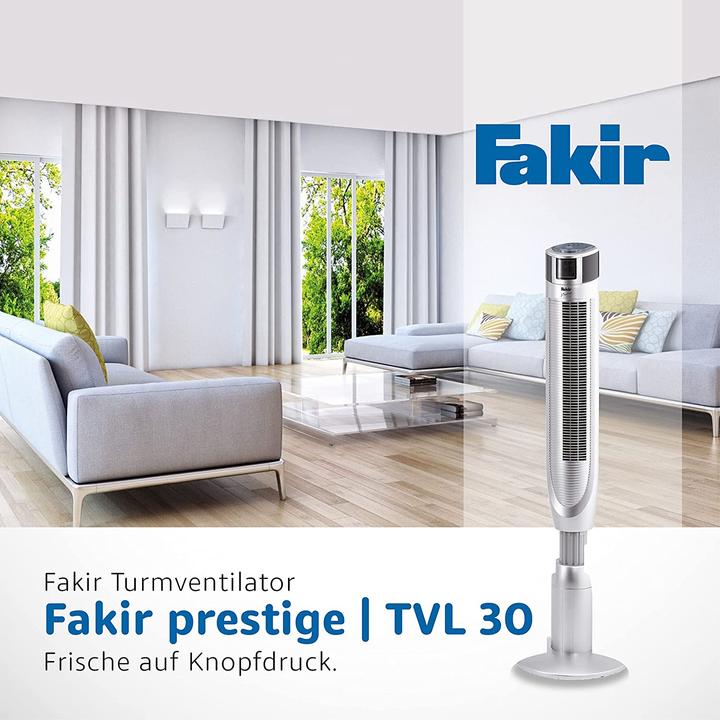 Image du produit Fakir TVL 30 Ventilateur de tour argenté