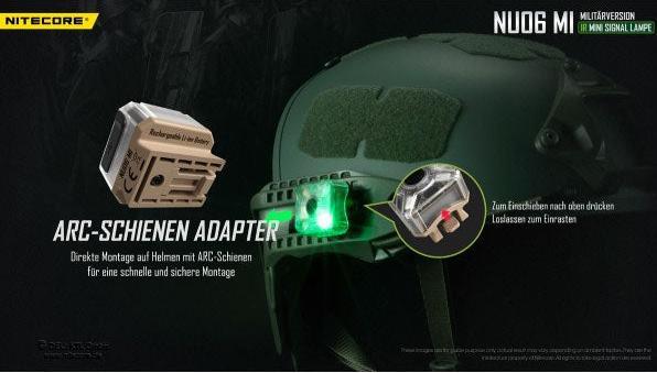 Actual product image Nitecore NU06 MI - multicoloured signal light with IR