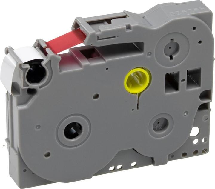 Immagine prodotto G&G Nastro per scritte Colore nastro: Bianco Colore scritte: Rosso 12 mm 8 m (1.20 cm, Bianco, Rosso)