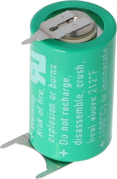 Produktbild Varta Batterie CR1/2AA 6127 mit 3er Print Lötfahne, Pluskontakt 2er, Minus 1er (1 Stk., CR 1/2AA, 950 mAh)