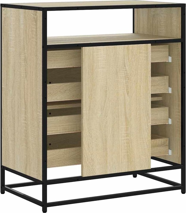 Image du produit VidaXL Armoire à tiroirs Chêne Sonoma 70x41x83,5 cm Matériau dérivé du bois