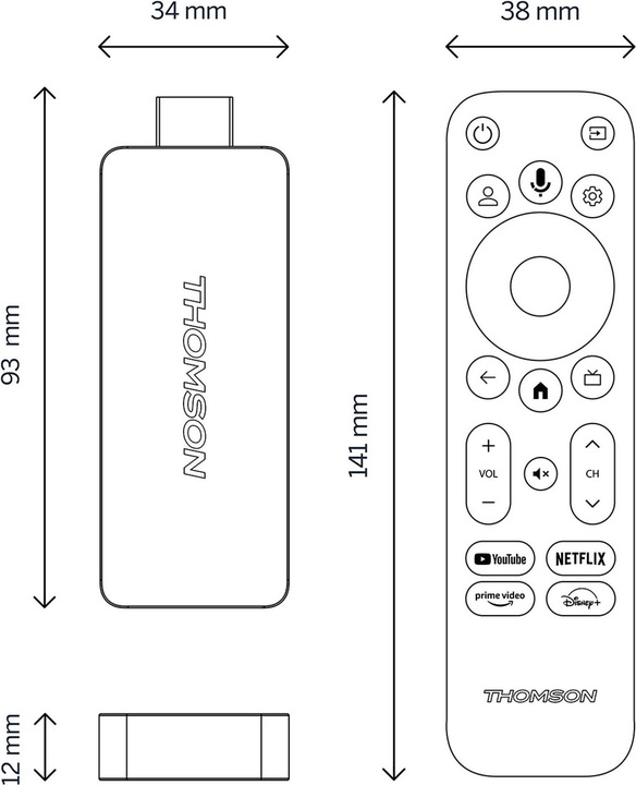 Actual product image Thomson 140G (8 GB, Android 12)