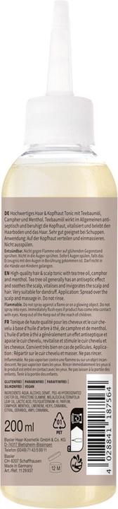 Produktbild Basler Teebaumöl Haar & Scalp Tonic (200 ml, Flüssiges Shampoo)