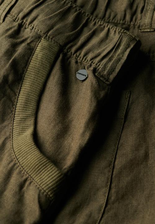 Image du produit Superdry Pantalon taille basse en lin (L)