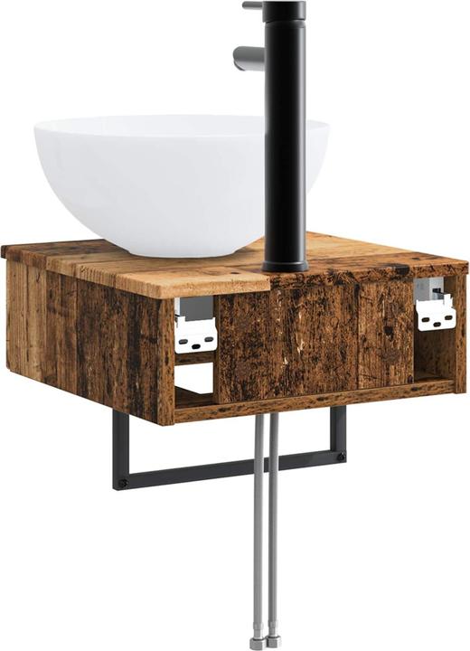 Actual product image vidaXL Wandmontiertes Waschbecken (405 mm, 410 mm)