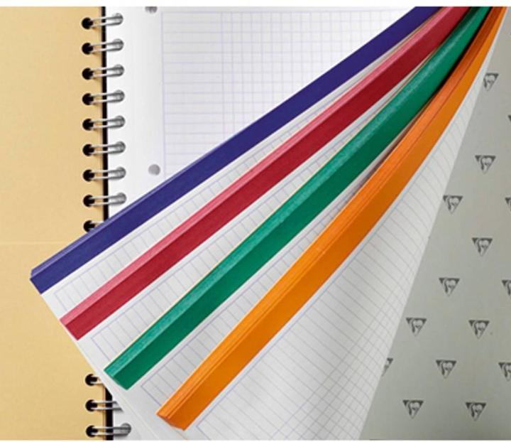 Produktbild Clairefontaine Spiralnotizblock DIN A4 90g 80Bl. kar (A4, Kariert, Weicher Einband)