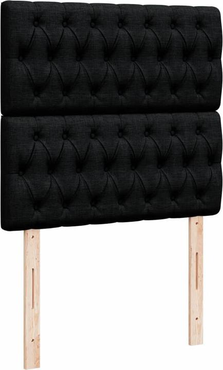 Actual product image VidaXL Bo x spring bed with mattress 90 x 200 cm fabric (90 x 200 cm, 90 x 200 cm)