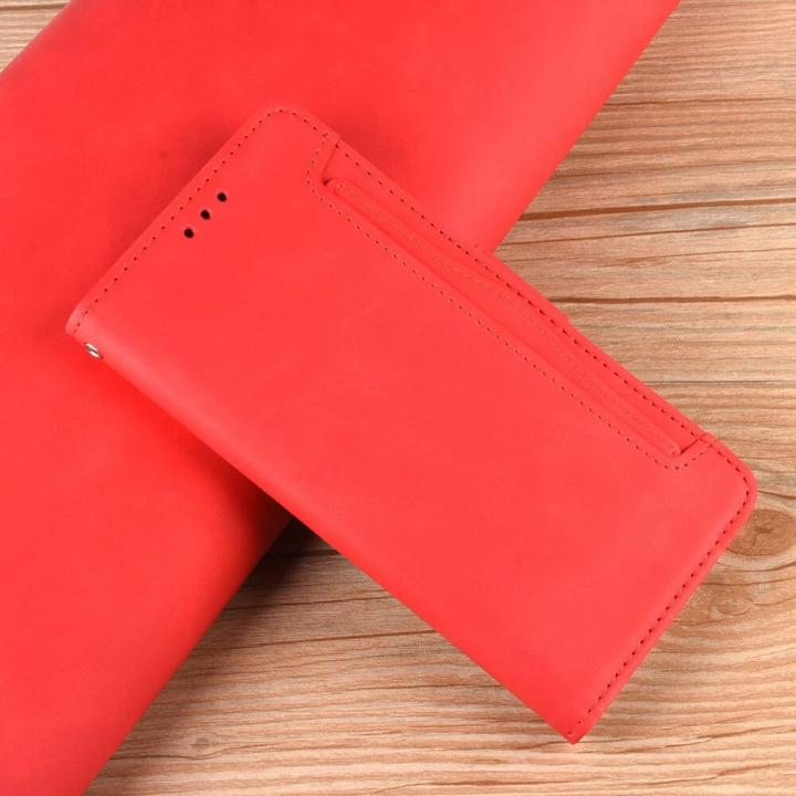 Immagine prodotto Cover-Discount iPhone 14 Pro Max - Custodia con molti scomparti per carte di credito rossa (Apple iPhone 14 Pro Max)