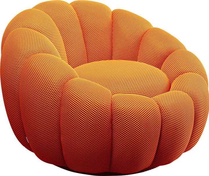 Produktbild Kare Design Drehsessel Peppo Bloom Orange