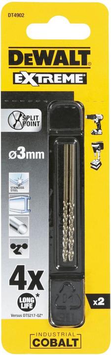 Actual product image DeWalt Metal drill (3 millimetres)