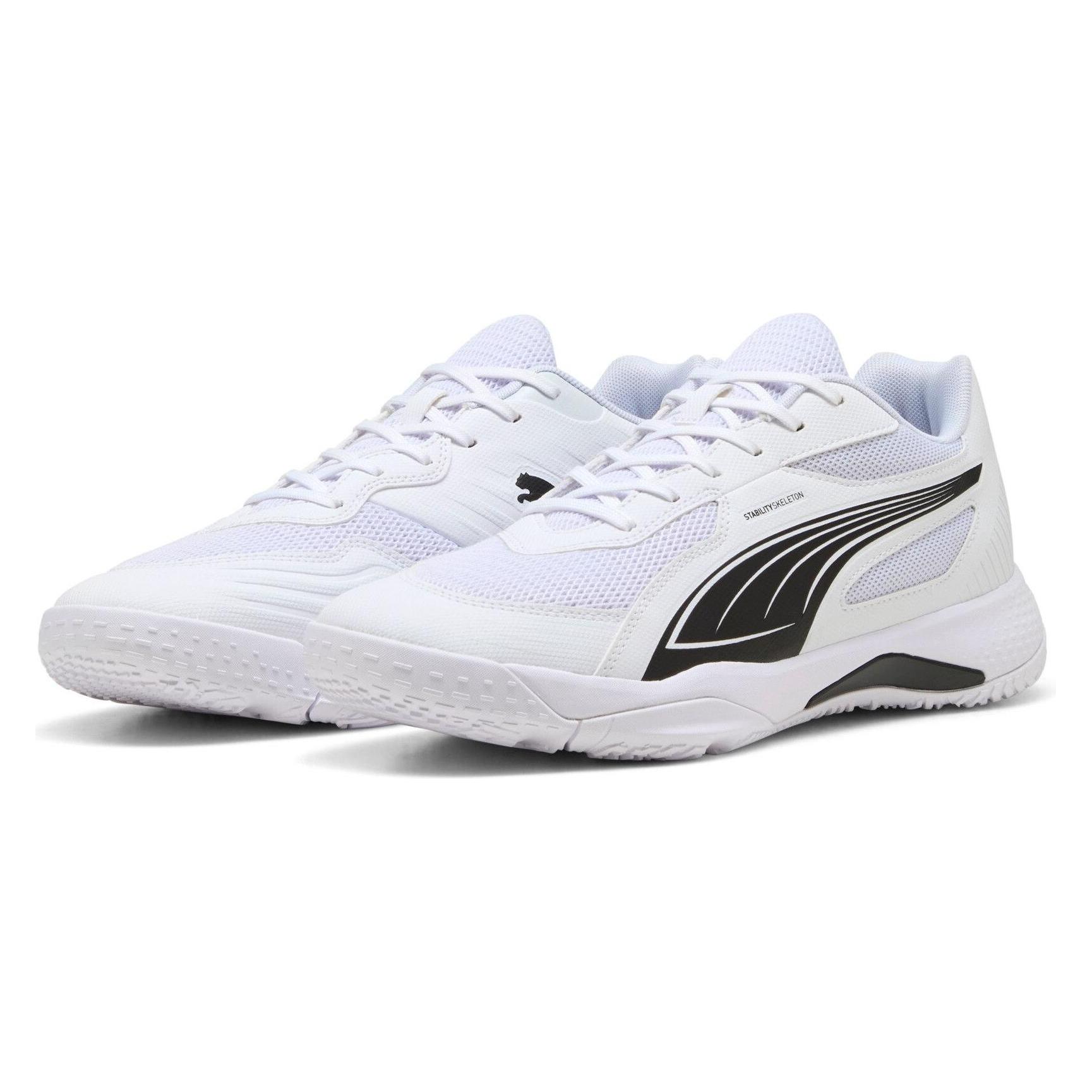 Puma, Unisex, Indoor Schoenen, Zonnevlam Iii (42), Zwart, Wit