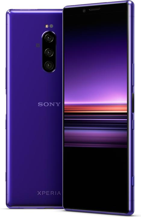 Sony Xperia 1 (128 GB, Purple, 6.50", Doppia SIM Ibrida, 4G)