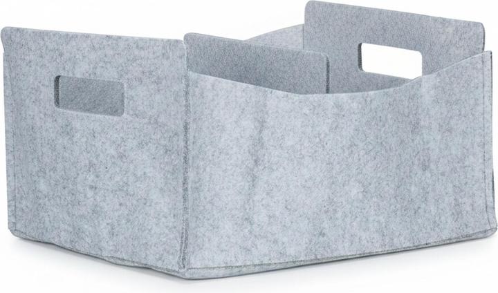 Actual product image Relaxdays Felt Newspaper Basket (32 x 28 x 24 cm)
