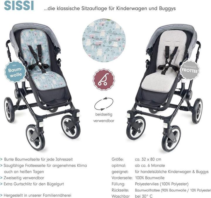 Produktbild Liebes von Priebes Sitzauflage für Kinderwagen und Buggys Sissi