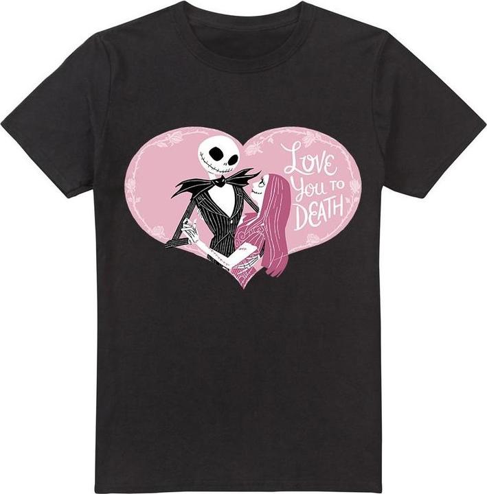 The Nightmare Before Christmas Love You To Death TShirt Valentinstag (XXL)