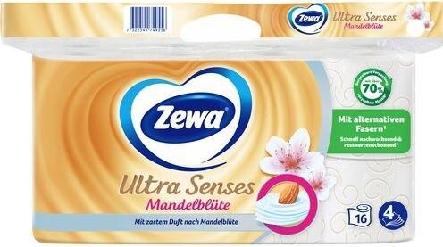Zewa Ultra Senses 4-ply toilet paper 16 rolls (16 pcs.)