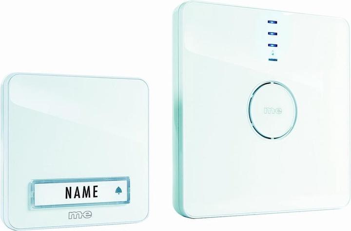 Actual product image M-E Bell-201 /231 Wireless doorbell set 1x Deurbeld Printer channel, 1x Bel-receiver 40989