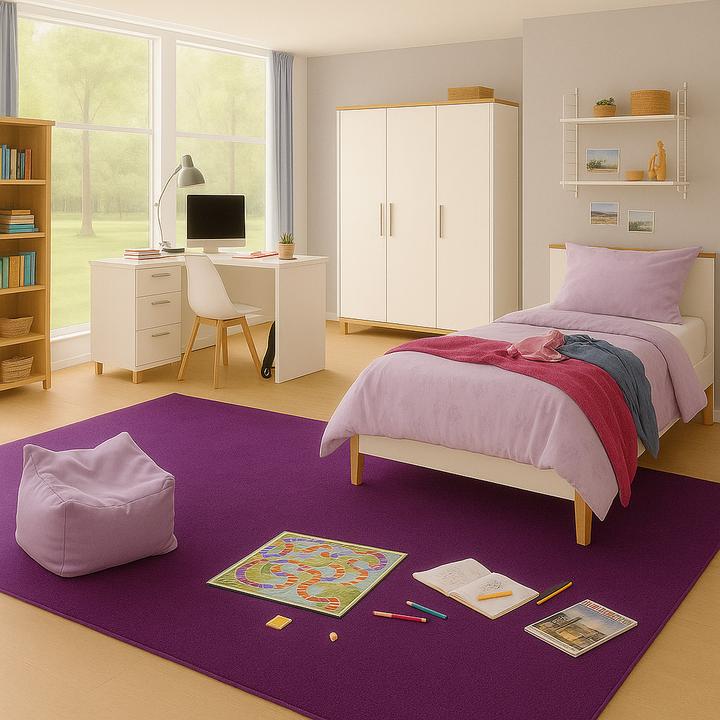 Actual product image Snapstyle Velours Kinderteppich Joy Kids (320 x 80 cm)