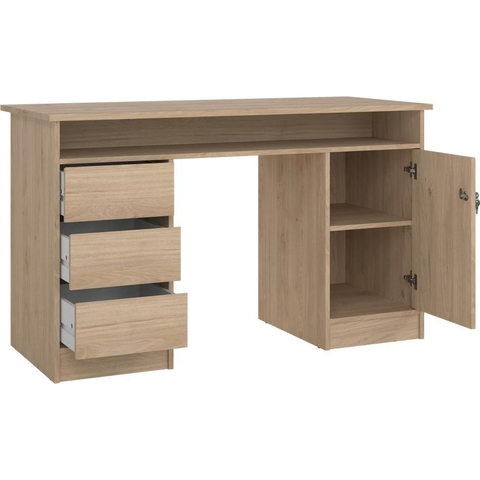 Ebuy24, Schreibtisch, Schreibtisch FunctionPlus (126 x 55 cm)