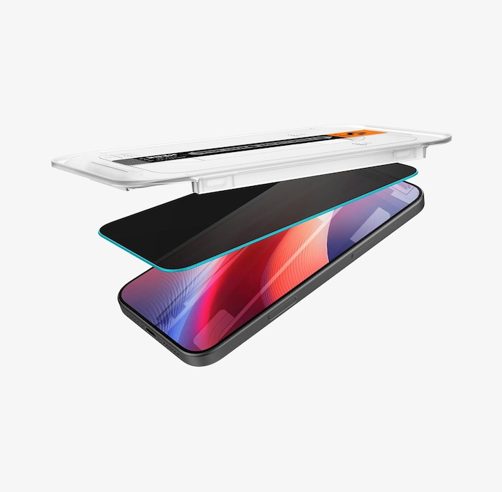 Image du produit Spigen Glas.Tr "Ez Fit" 2-Pack pour iPhone 16 Pro 6,3" intimité (2 pièce(s), Apple iPhone 16 Pro)