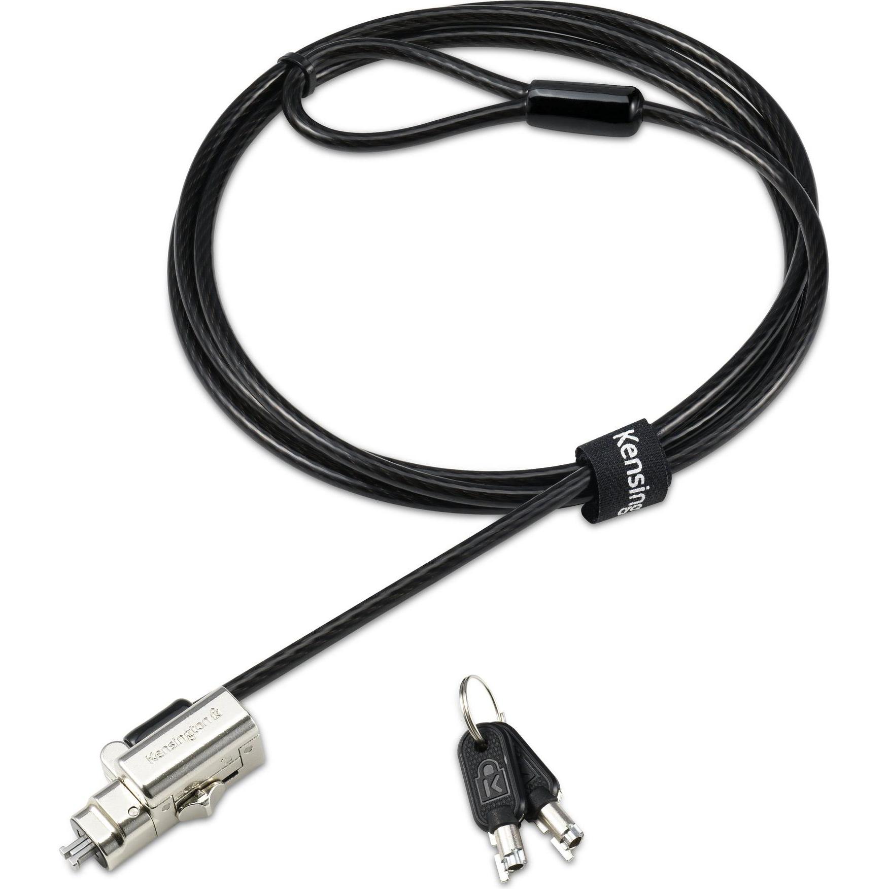 Kensington Universal 3-in-1 2.0 Keyed Laptop Lock, KD, Sicurezza notebook, Nero