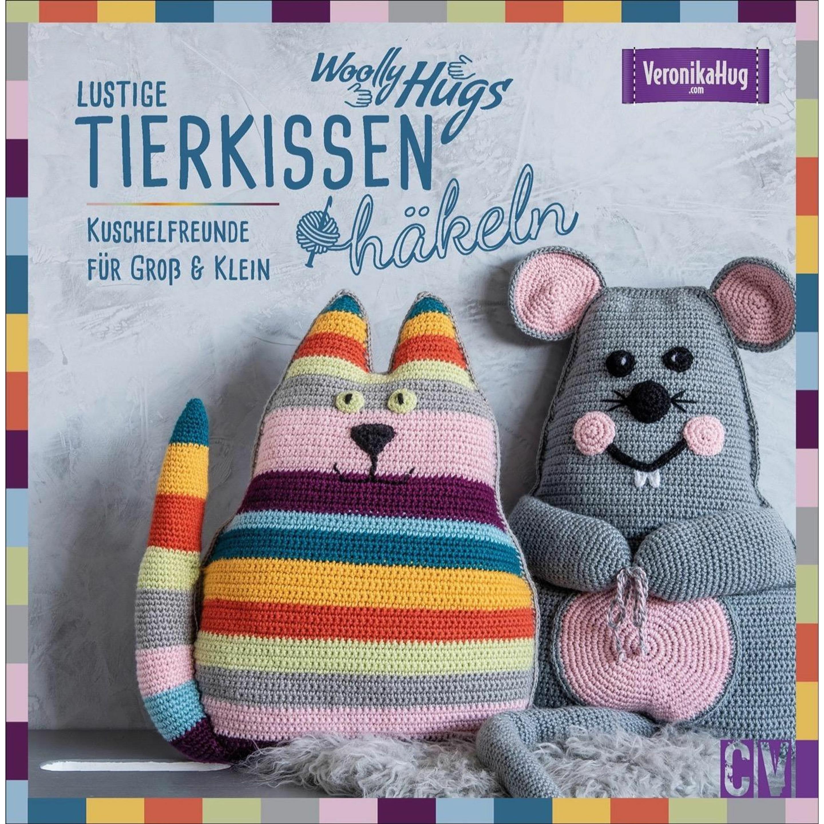 Thumbnail - Woolly Hugs Lustige Tierkissen häkeln, Ratgeber von Veronika Hug
